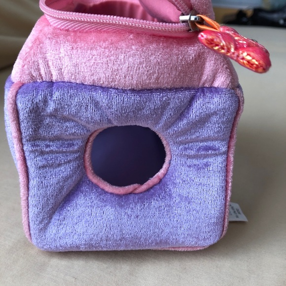 My Little Kitty Gund Zip Up Carrying Case with White Cat Dish and Ball Fabric - Picture 6 of 14